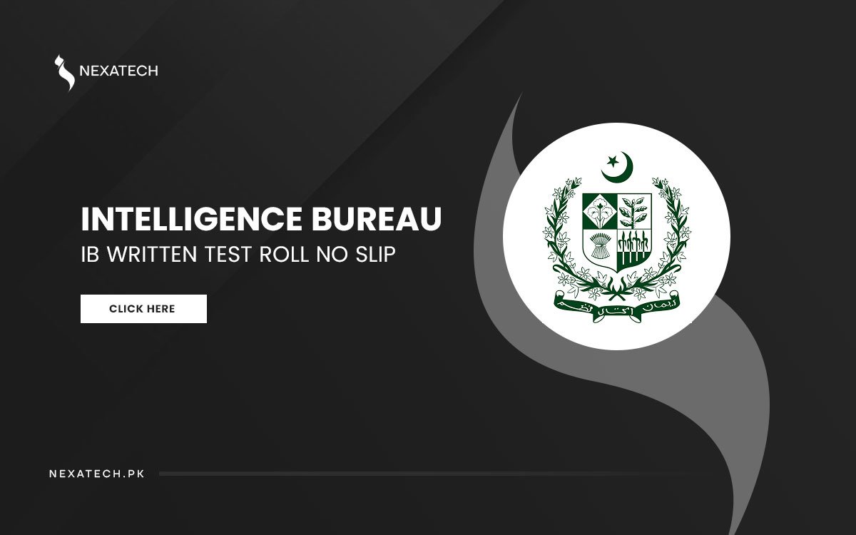 Intelligence Bureau IB Jobs Written Test Roll No Slip 2024 Download GD OM DEO