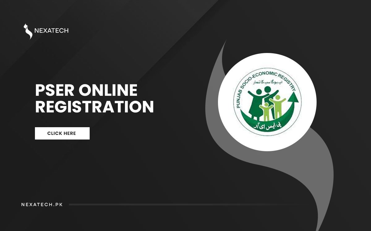 PSER Online Registration 2024 via @pser.punjab.gov.pk