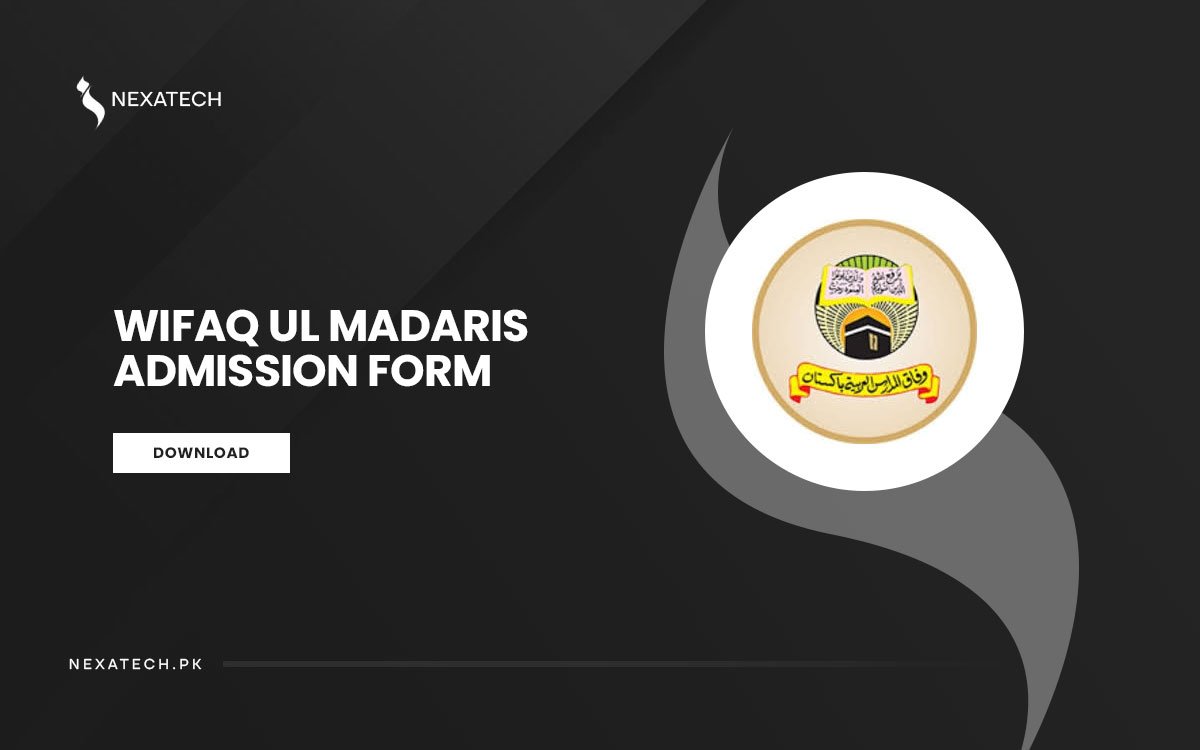 Wifaq ul Madaris Admission Form 2024 1446 Hijri PDF Available