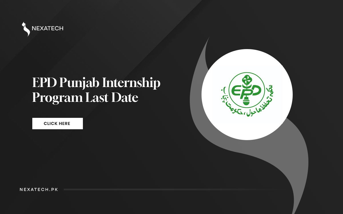 EPD Punjab Internship Program 2024 Last Date to Apply Online